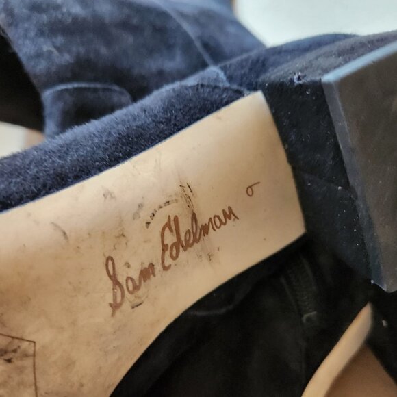 SAM EDELMAN Elina Over the Knee Black Boots - Picture 5 of 8